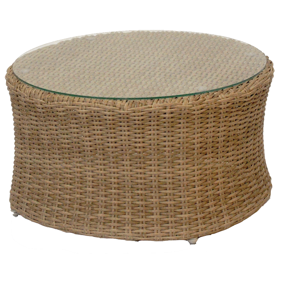 MALVERN - Outdoor Wicker Relaxing Modular Round Lounge Set - TheSpaCo