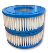 40 x 102 Lay-Z-Spa Replacement Cartridge Filter Element Pair