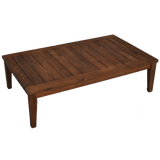 MORNINGTON - 5 Seater Outdoor Timber Table Wicker Lounge Set - TheSpaCo
