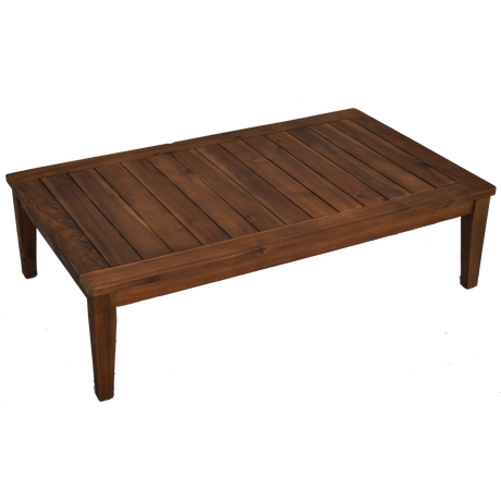 MORNINGTON - 5 Seater Outdoor Timber Table Wicker Lounge Set - TheSpaCo