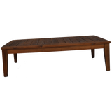 MORNINGTON - 5 Seater Outdoor Timber Table Wicker Lounge Set - TheSpaCo