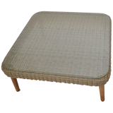 VERMONT - Glamorous 4 Seater Outdoor Timber Wicker Lounge Set - TheSpaCo