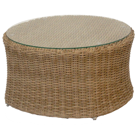 MALVERN - Outdoor Wicker Relaxing Modular Round Lounge Set - TheSpaCo